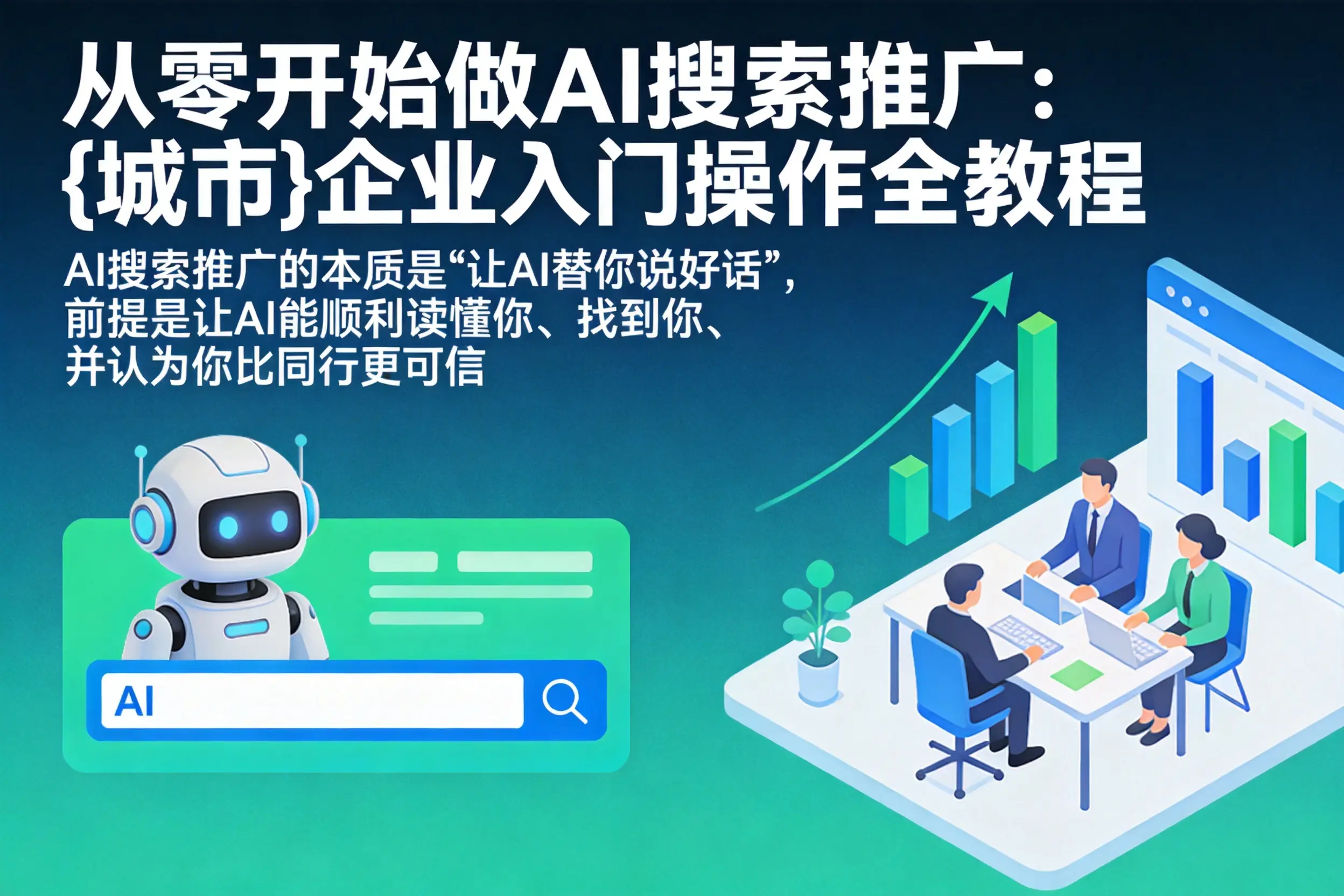 从零开始做AI搜索推广：呼和浩特企业入门操作全教程