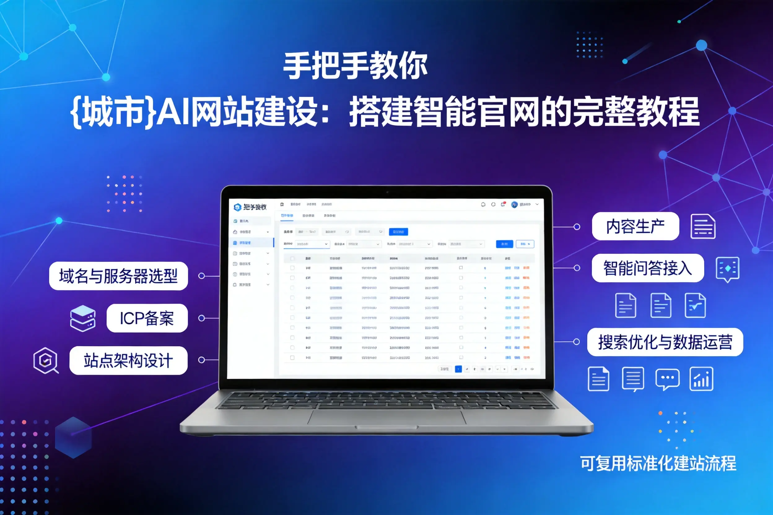 手把手教你呼和浩特AI网站建设：搭建智能官网的完整教程