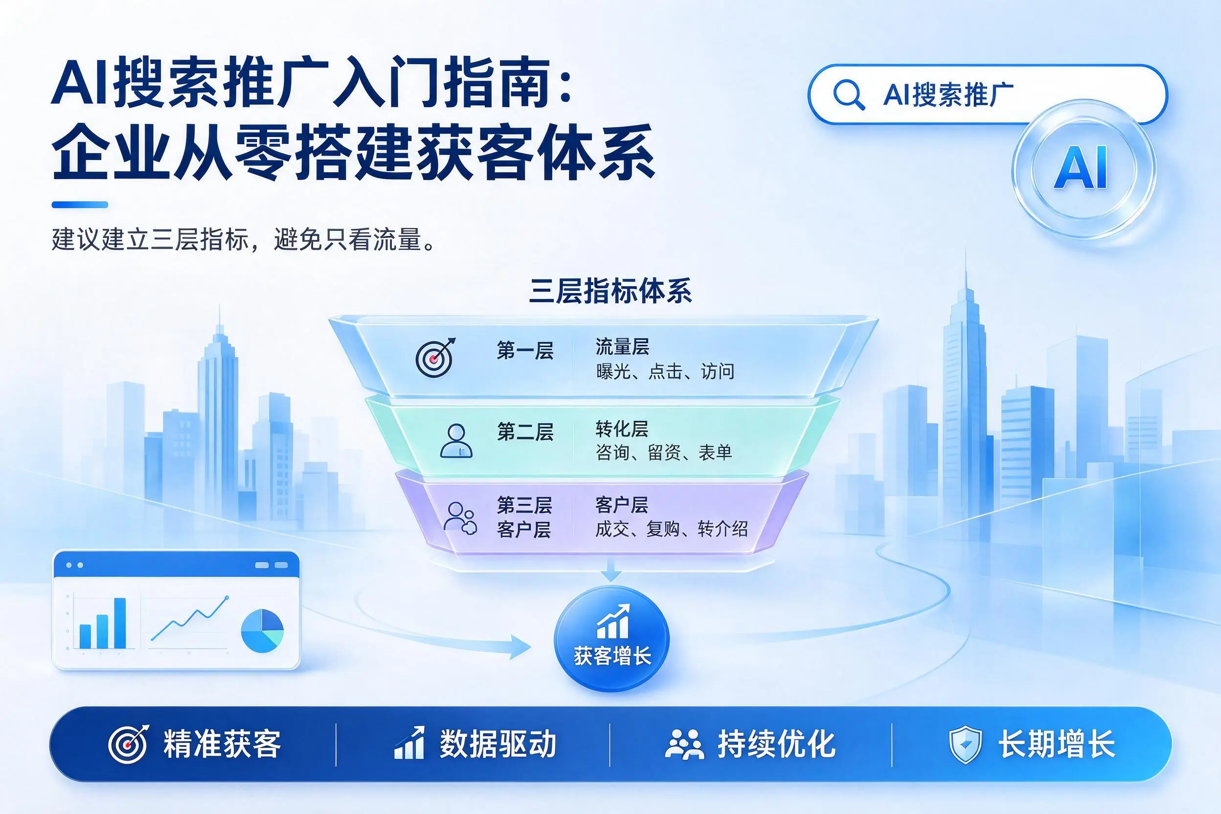 AI搜索推广入门指南:呼和浩特企业从零搭建获客体系